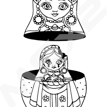 Babushka Heckscheiben Aufkleber - MSx2 Autopflege Shop in der Schweiz