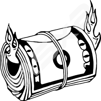 Money On Fire Aufkleber - MSx2 Autopflege Shop in der Schweiz